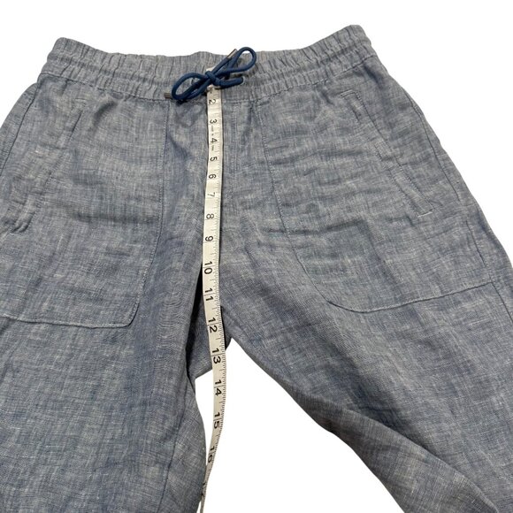 Athleta‎ Retreat Linen Jogger Chambray Blue Size 2P - Picture 9 of 10